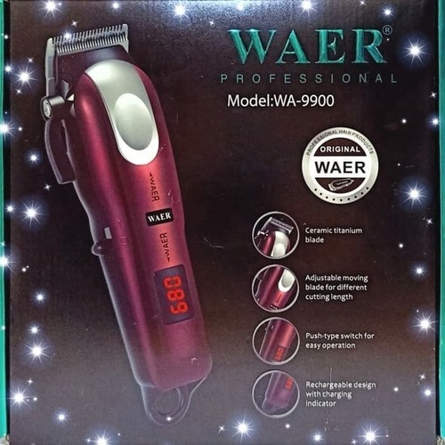 celulares y tabletas - MAQUINA DE AFEITAR Y RECORTAR WAER WA-9900 6