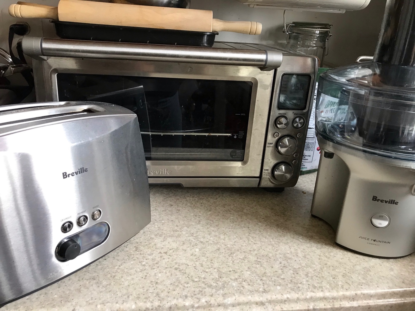 electrodomesticos - Set para cocina Breville de horno, tostadora y extractor de frutas y vegetales  0