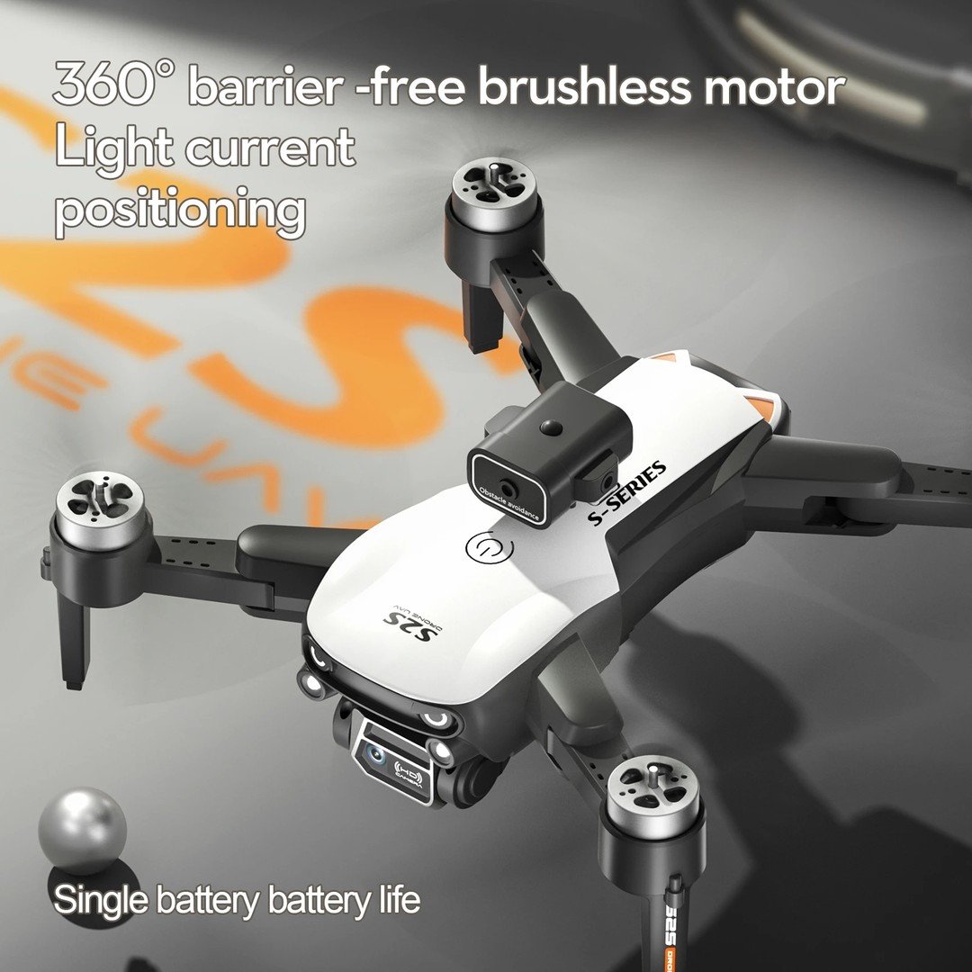 otros electronicos - Dron Pro S2S, cám HD, Fly 25Min, evitación de obstáculos, sin escobillas, flujo 1
