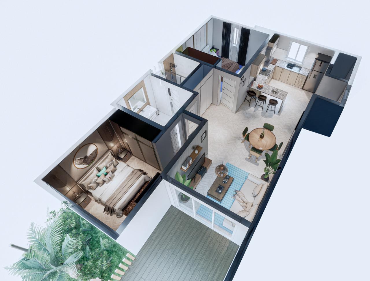 apartamentos - APARTAMENTOS EN VENTA EN PUNTA CANA 2