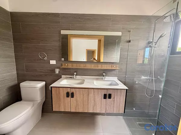 casas vacacionales y villas - VENDO LA ÚNICA VILLA NUEVA DISPONIBLE DENTRO DE ME 5