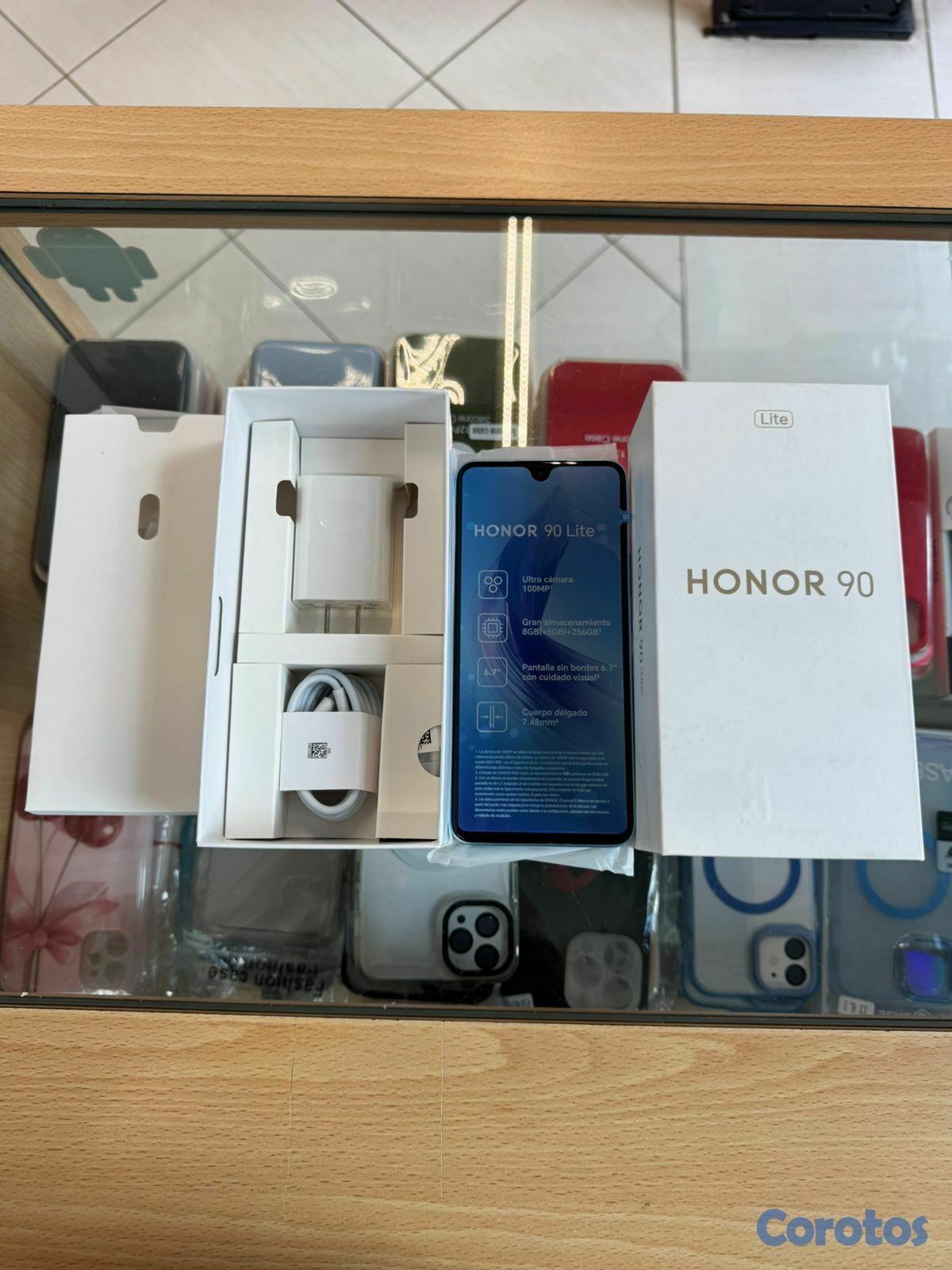 celulares y tabletas - Honor 90 lite azul 256 GB 8GB RAM solo para altice 1