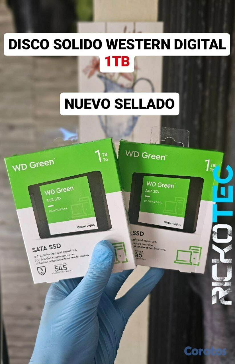 accesorios para electronica - DISCO SOLIDO SSD 1TB WESTERN DIGITAL SELLADO 2