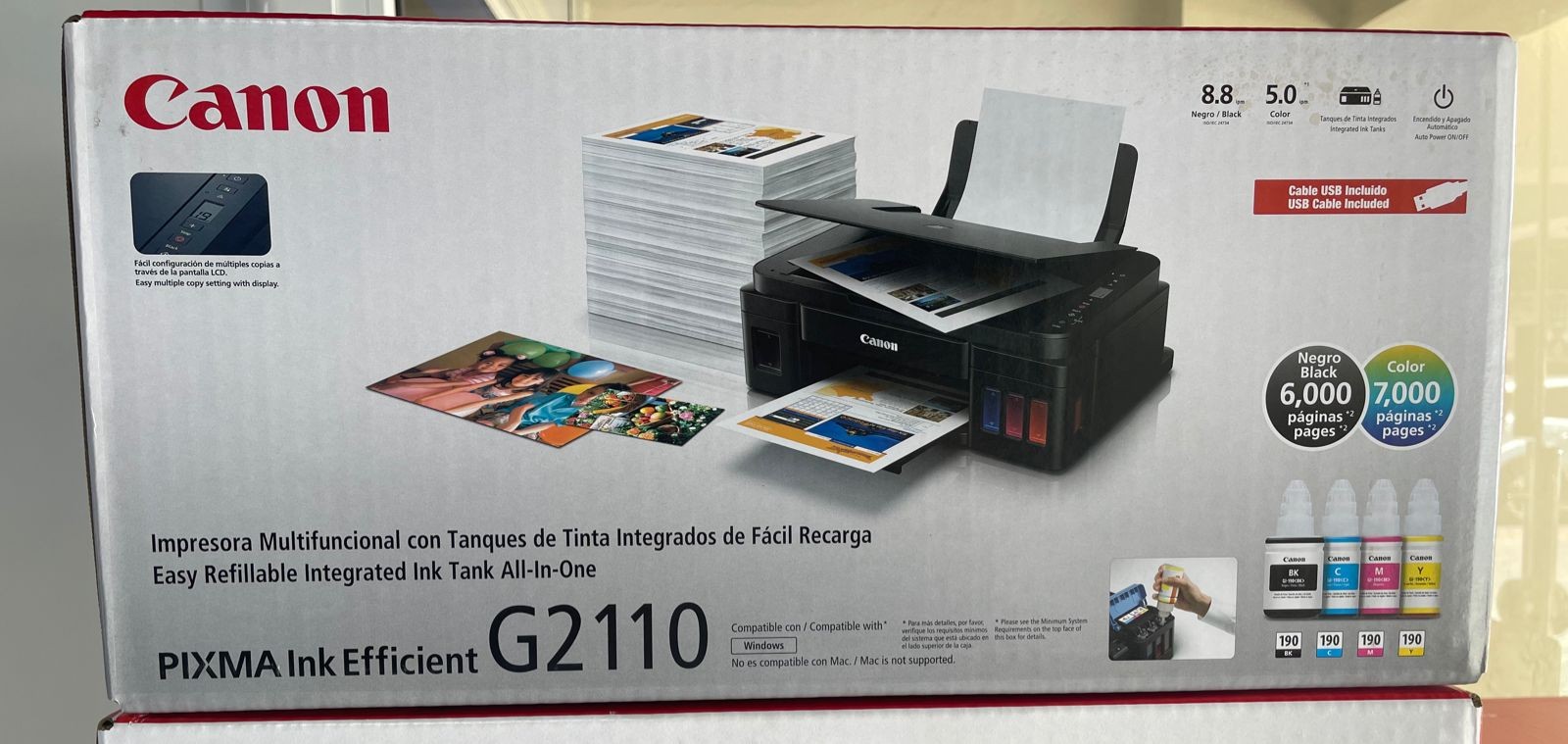 impresoras y scanners - IMPRESORA CANON PIXMA G2110 MULTIFUNCIONAL USB