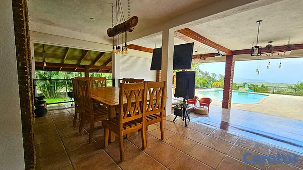 casas vacacionales y villas - Villa en jarabacoa en Venta amueblada con vista al 7