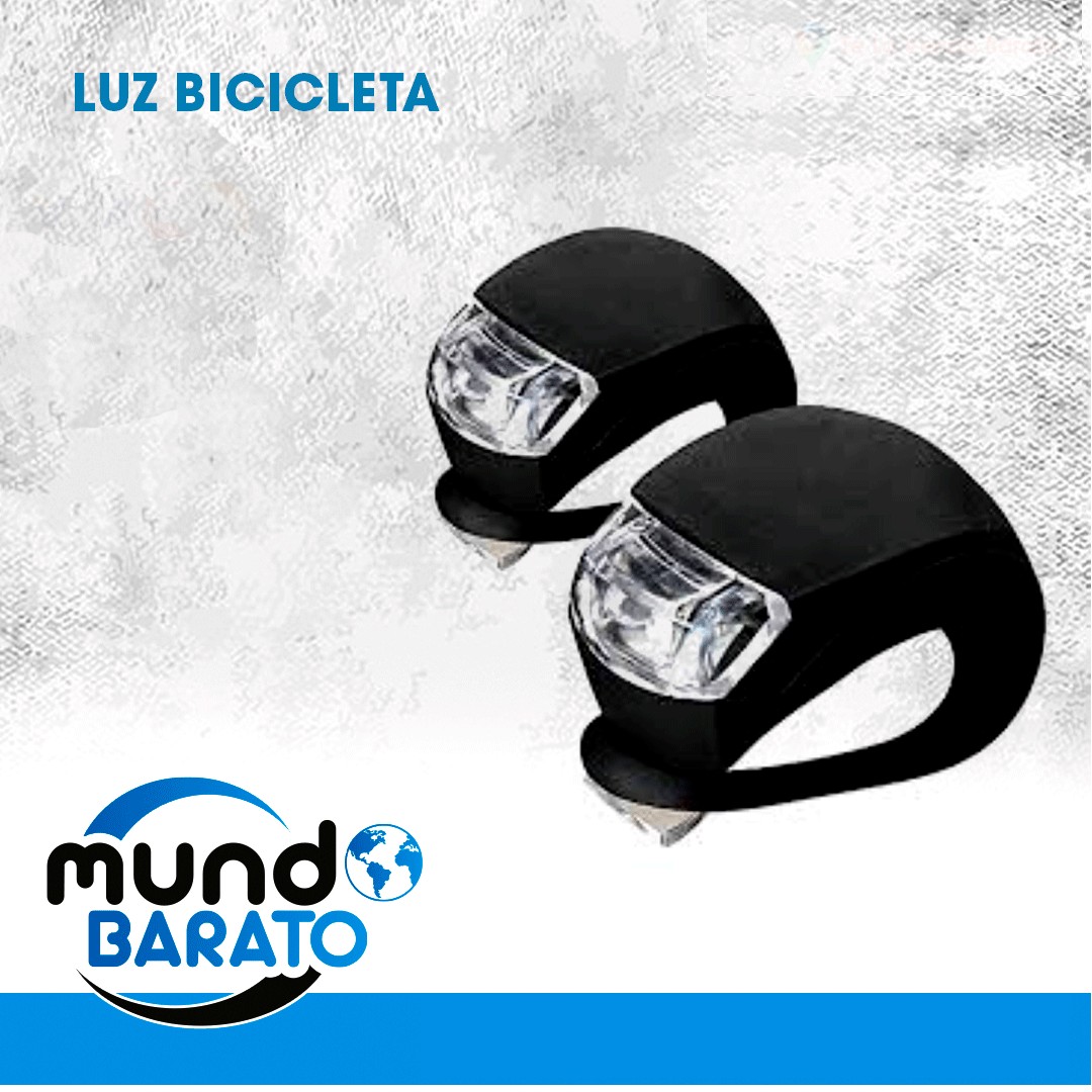 bicicletas y accesorios - Luz led de silicon para bicicleta silicona PAR DOS Luces 
