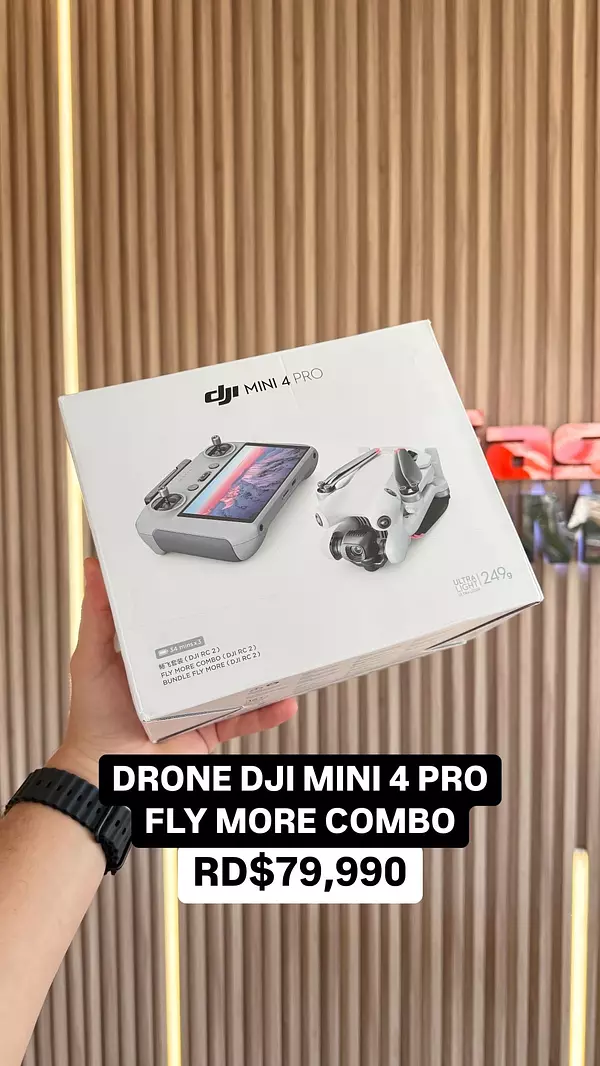 camaras y audio - DRONE DJI MINI 4 PRO FLY MORE COMBO SELLADO 