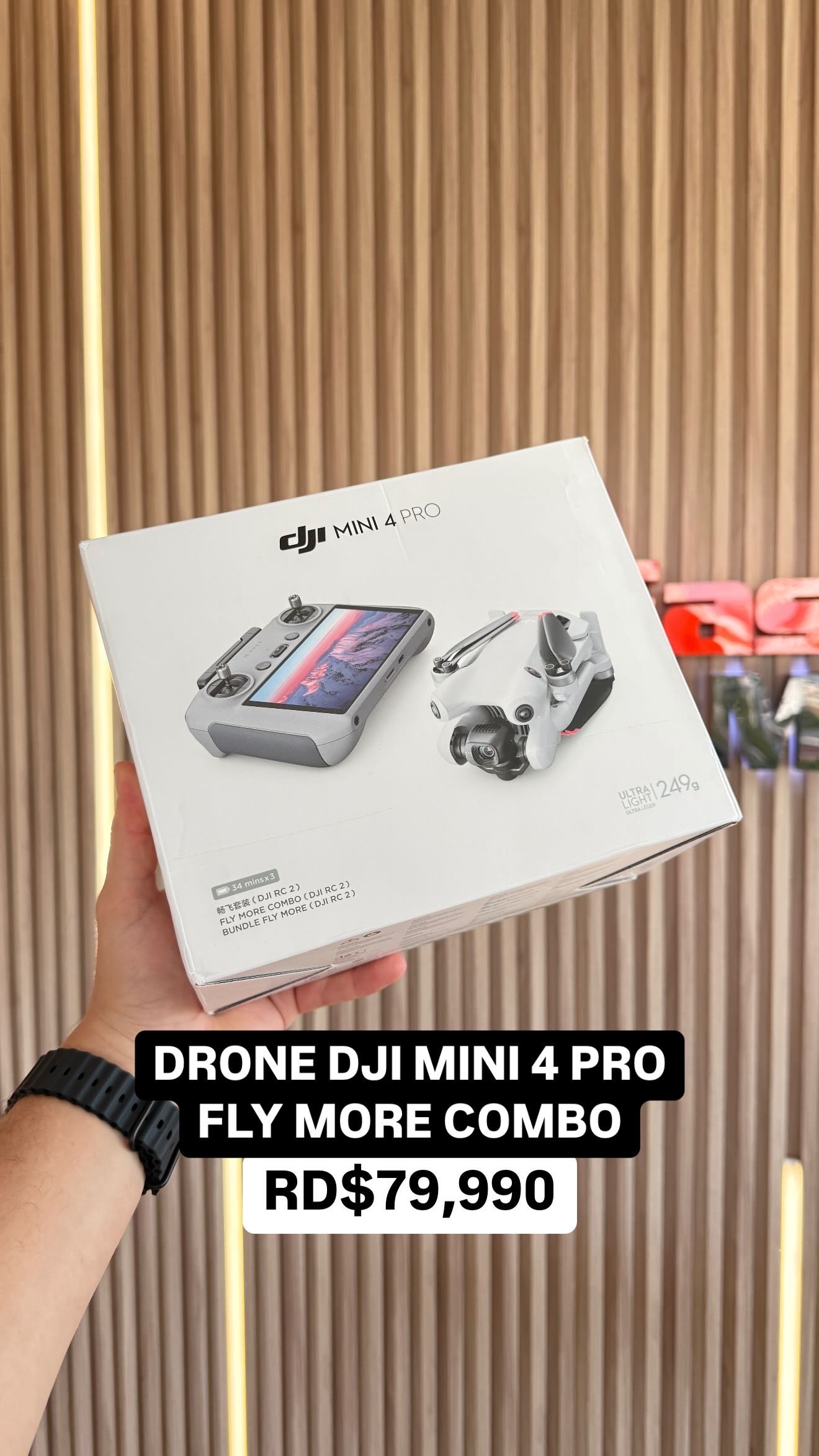 camaras y audio - DRONE DJI MINI 4 PRO FLY MORE COMBO SELLADO 