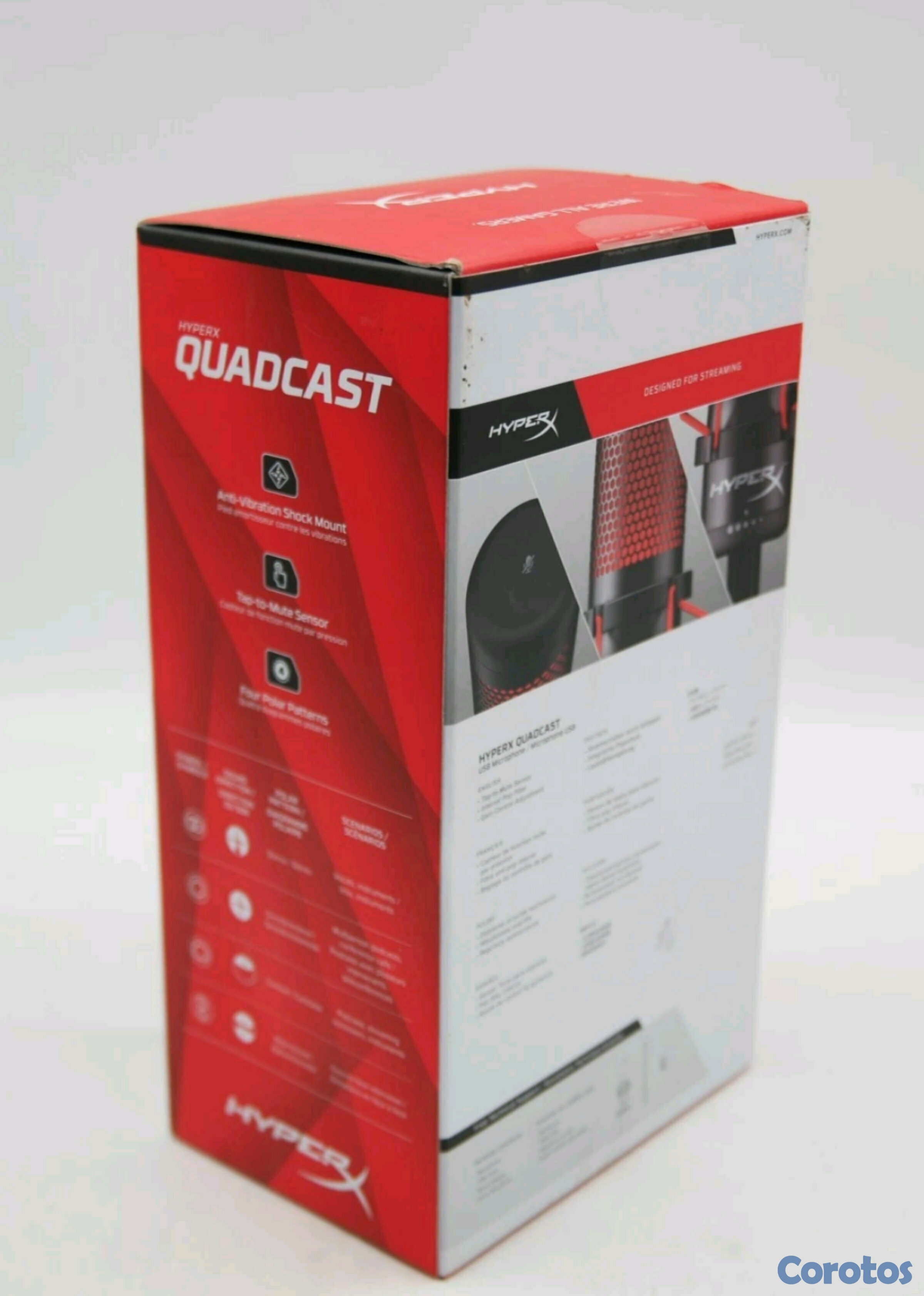 consolas y videojuegos - Microfono HyperX QuadCast 4