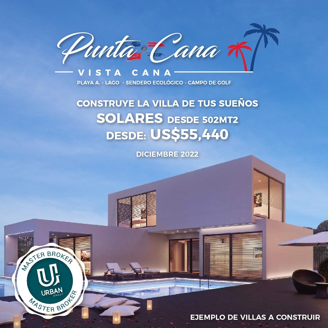 solares y terrenos - Solares de 500m2 en Vista Cana, haz tu casa como quieras!