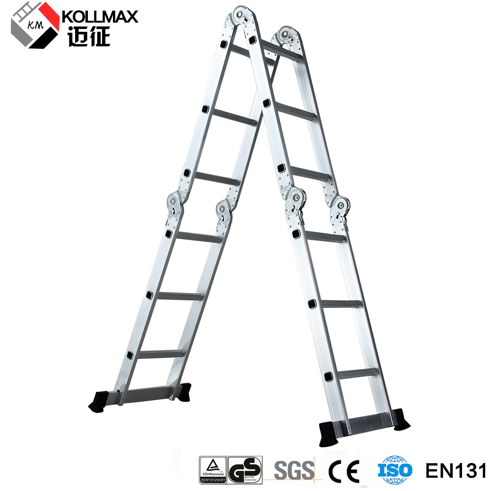 herramientas, jardines y exterior - Escalera de Aluminio Multiusos 12.5 Pies Calidad Garantizada Multifuncional 1