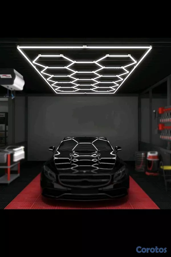 salud y belleza - LUCES HEXAGONALES GRANDE PARA BARBERÍA 2
