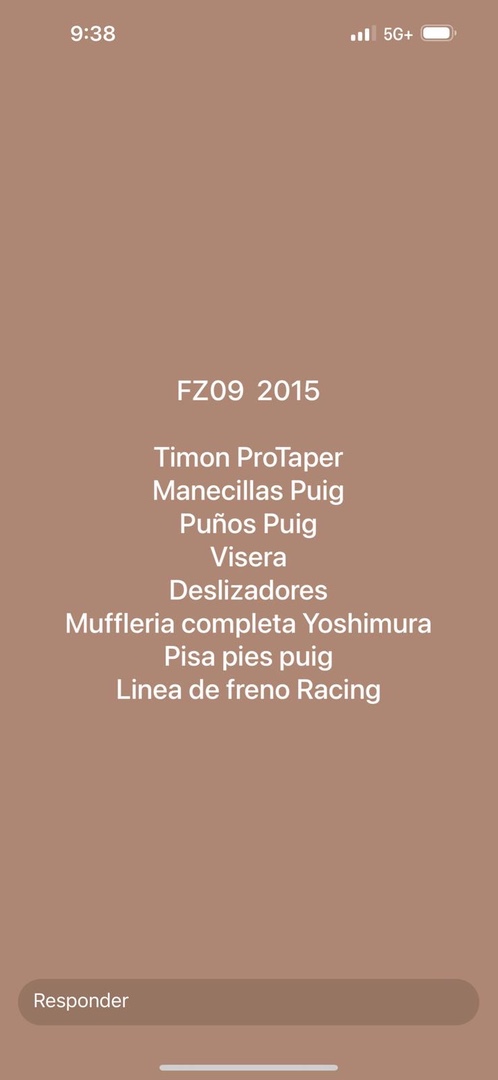 motores y pasolas - Fz09 año 2015  9