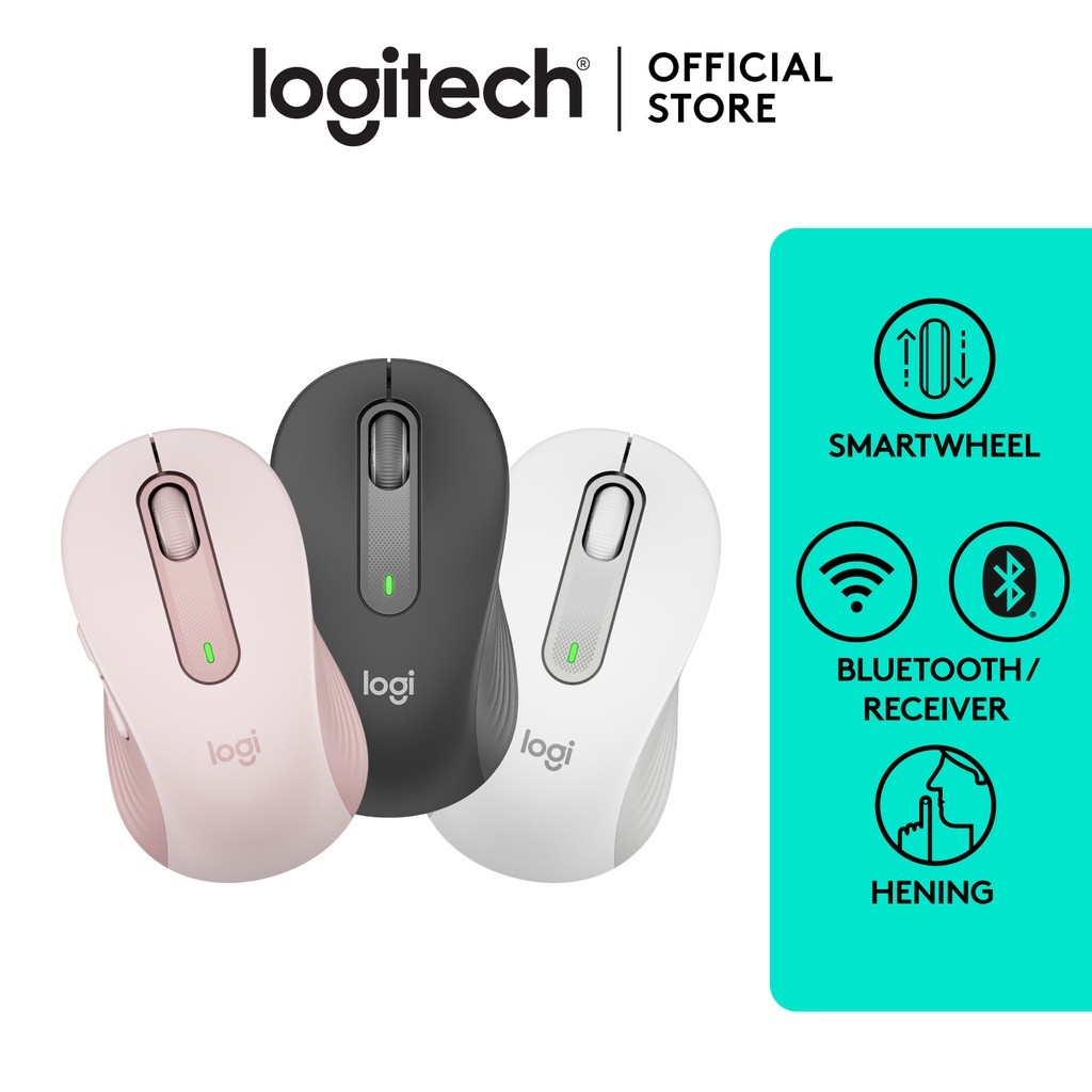 computadoras y laptops - TOTALMENTE NUEVOS CON GARANTIA MOUSE LOGITECH M650 LARGE BLUETOOTH 
 0