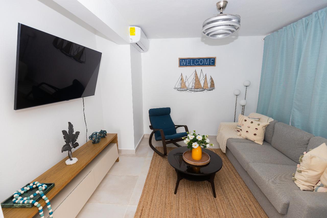 casas vacacionales y villas - 🔵 Villa 2 niveles Amueblada En Punta Cana  4