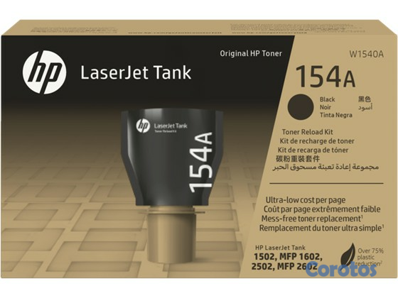 impresoras y scanners - TONER RECARGA HP - 154A - W1540A - NEGRO - 2,500 PAGINAS - PARA IMPRESORA LASERJ