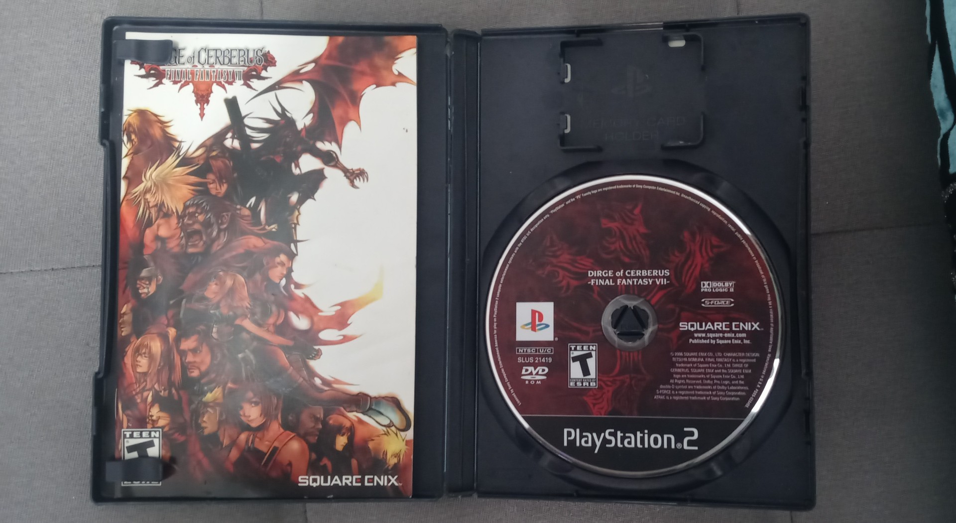 cds y vinilos - Final Fantasy VII Dirge of Cerberus Playstation 2
