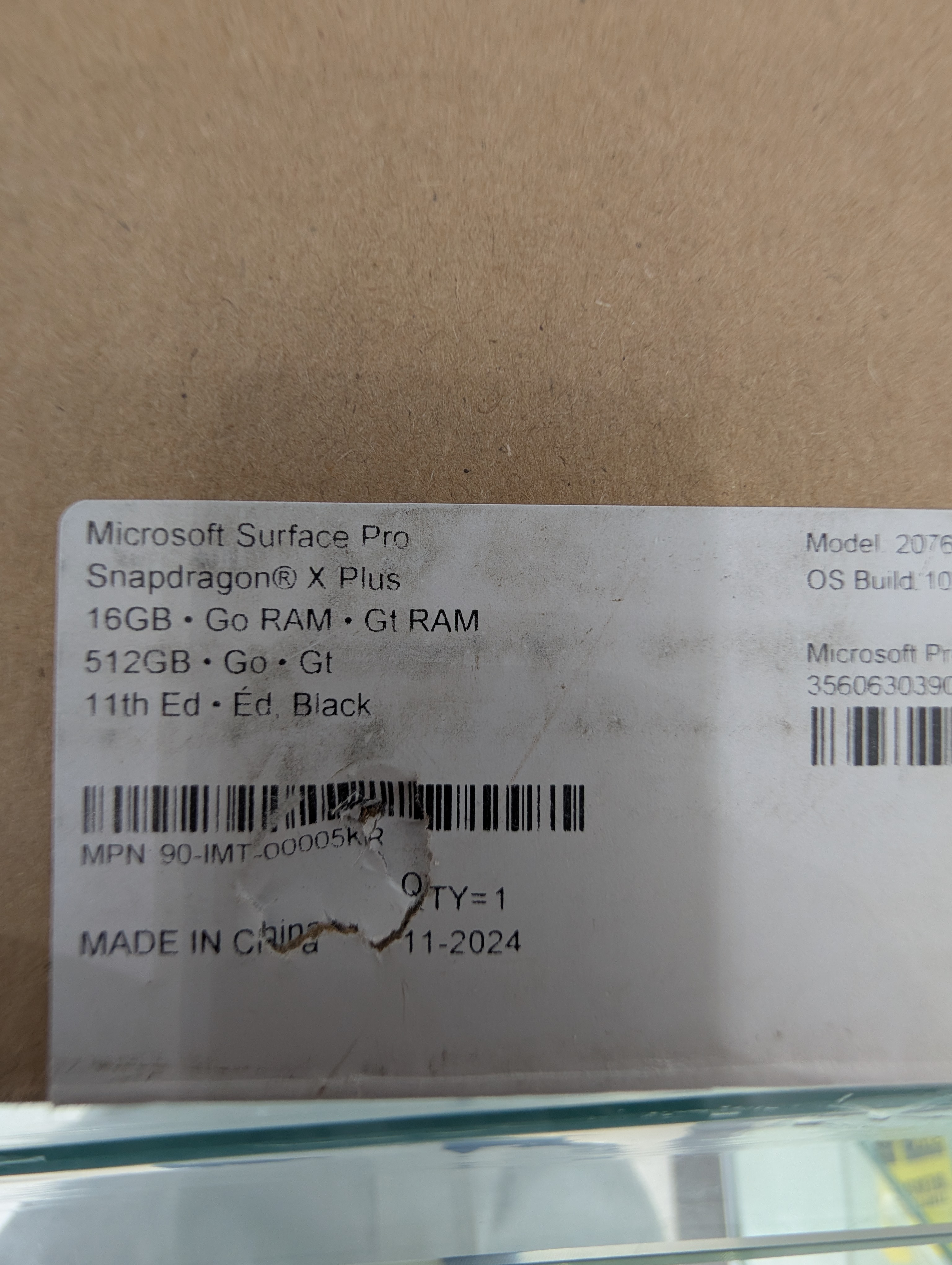 computadoras y laptops - Surface Pro 11 Snapdragon X Plus 512GB 16GB  1
