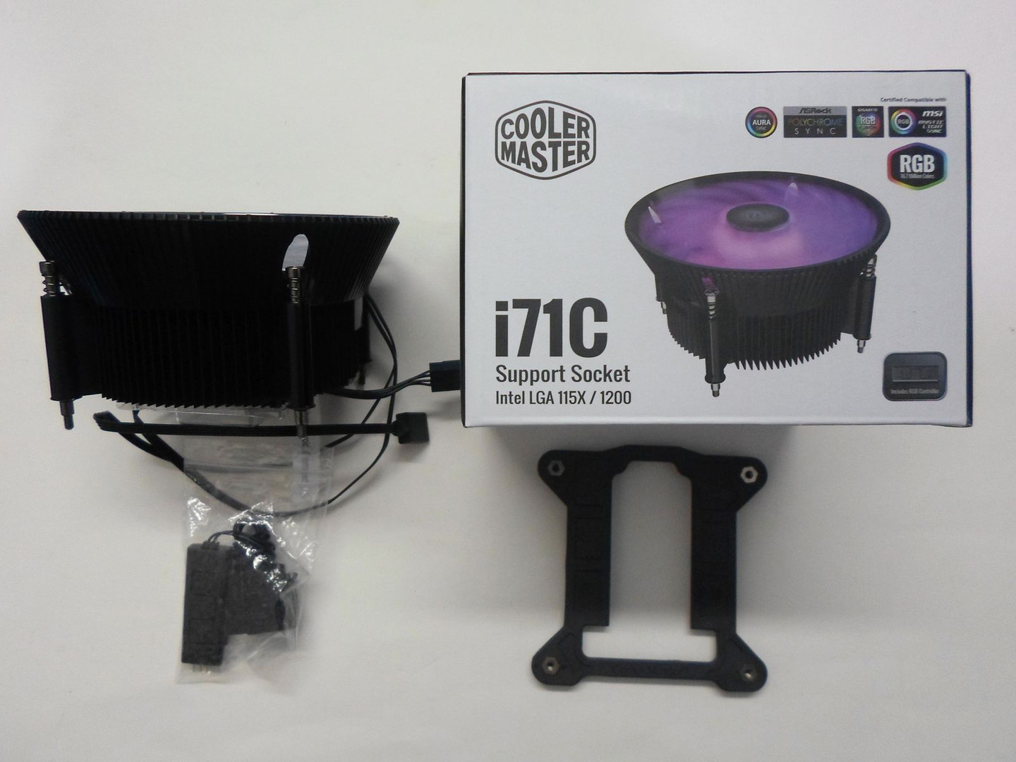 otros electronicos - Fan Cooler Master i71C RGB for Socket 1156/1155/1151/1150/1200 6