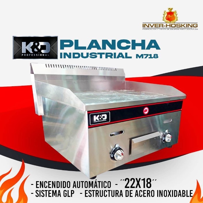 equipos profesionales - K&D, Plancha Industrial 0