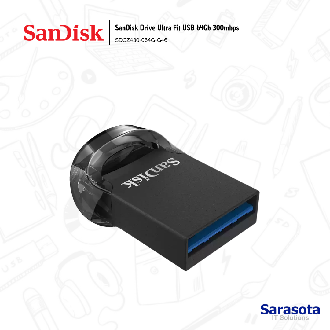 accesorios para electronica - Sandisk memoria USB 3.2 Ultra Fit de 64Gb 300mbps 0