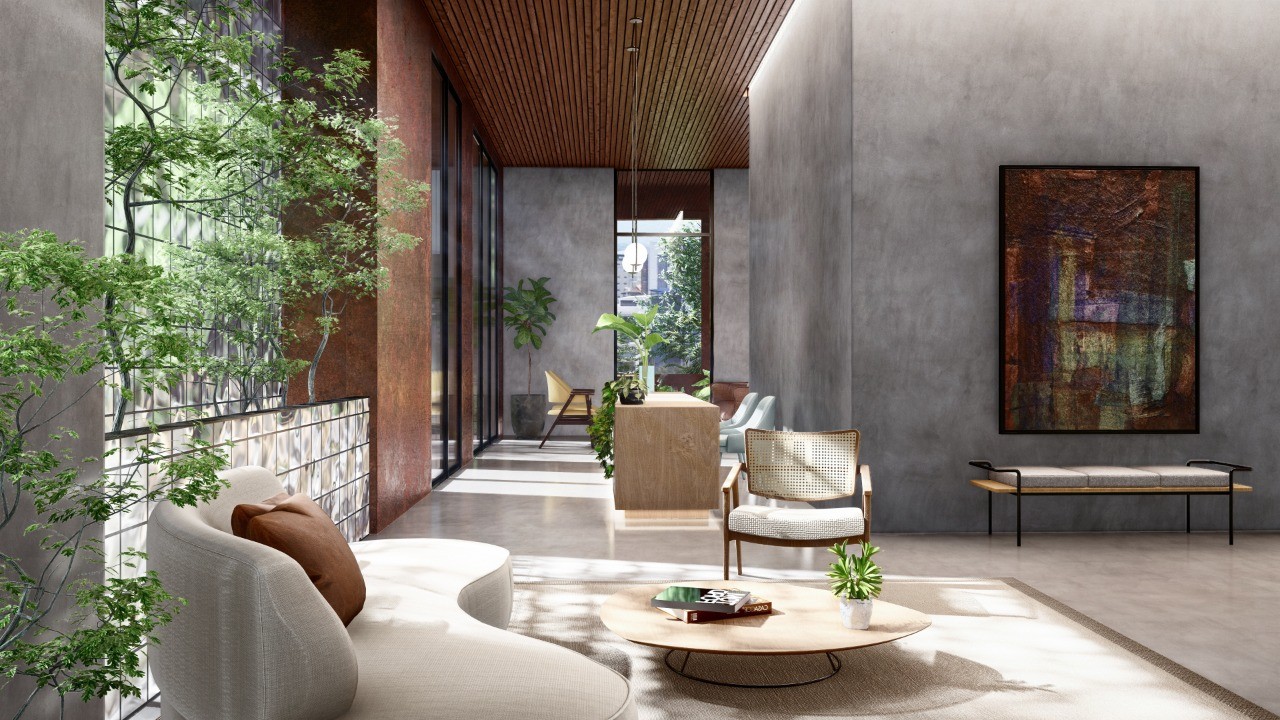 apartamentos - ESTUDIO CON LINEA BLANCA Y PISCINA LA TRINITARIA SANTIAGO 2024 4