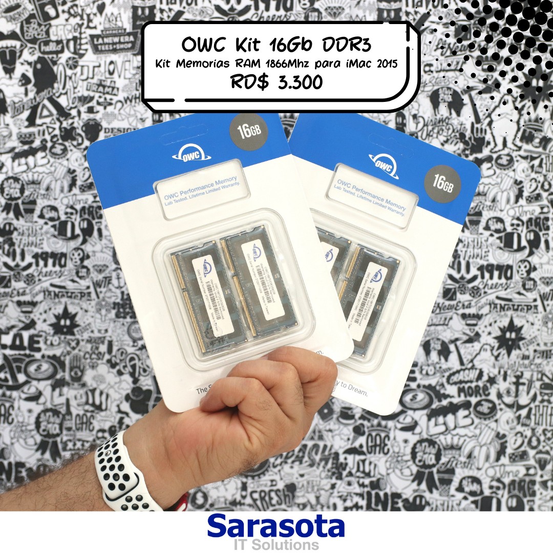 accesorios para electronica - Memoria RAM DDR3 1866mhz marca owc 0