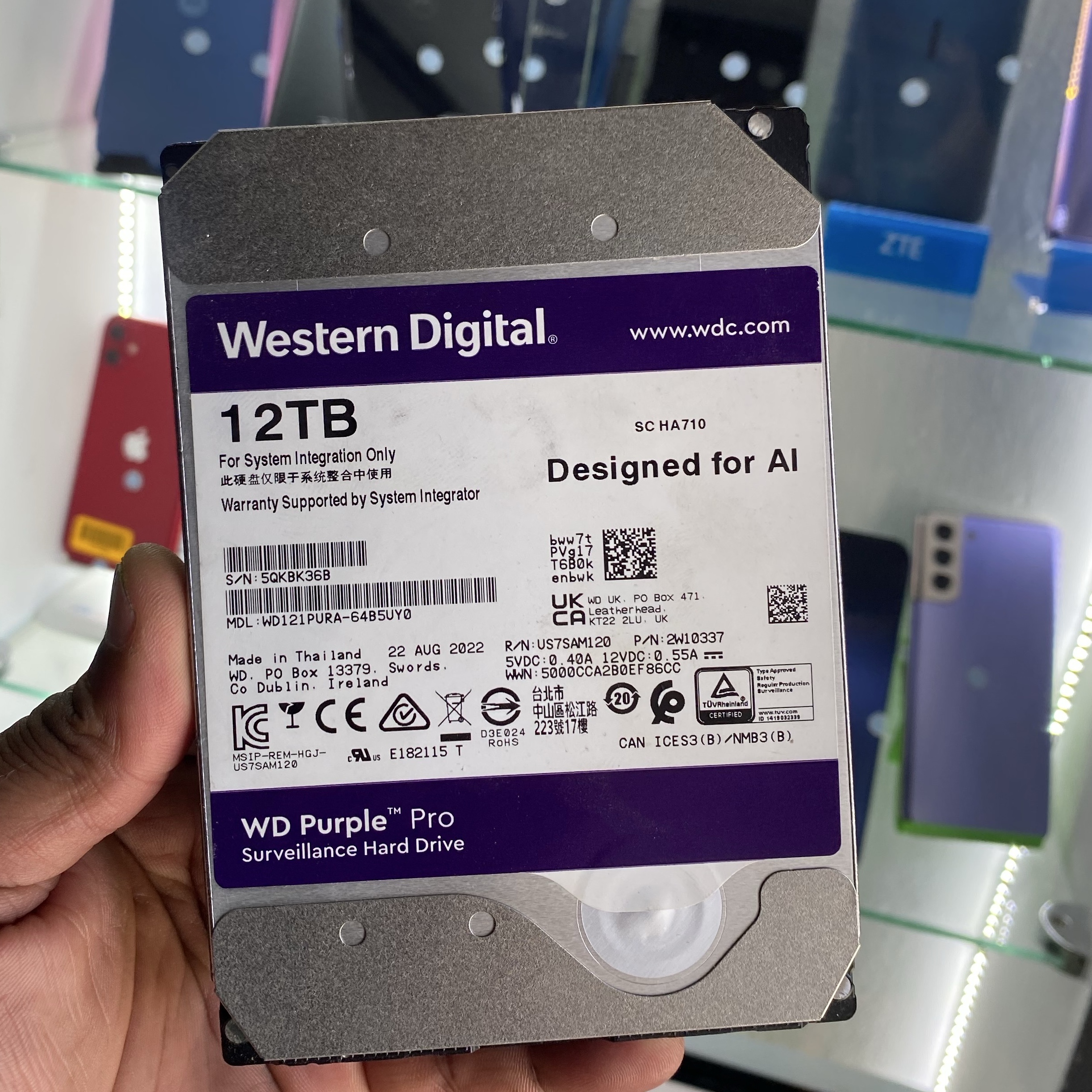 celulares y tabletas - Disco 12TB HDD purpura  1