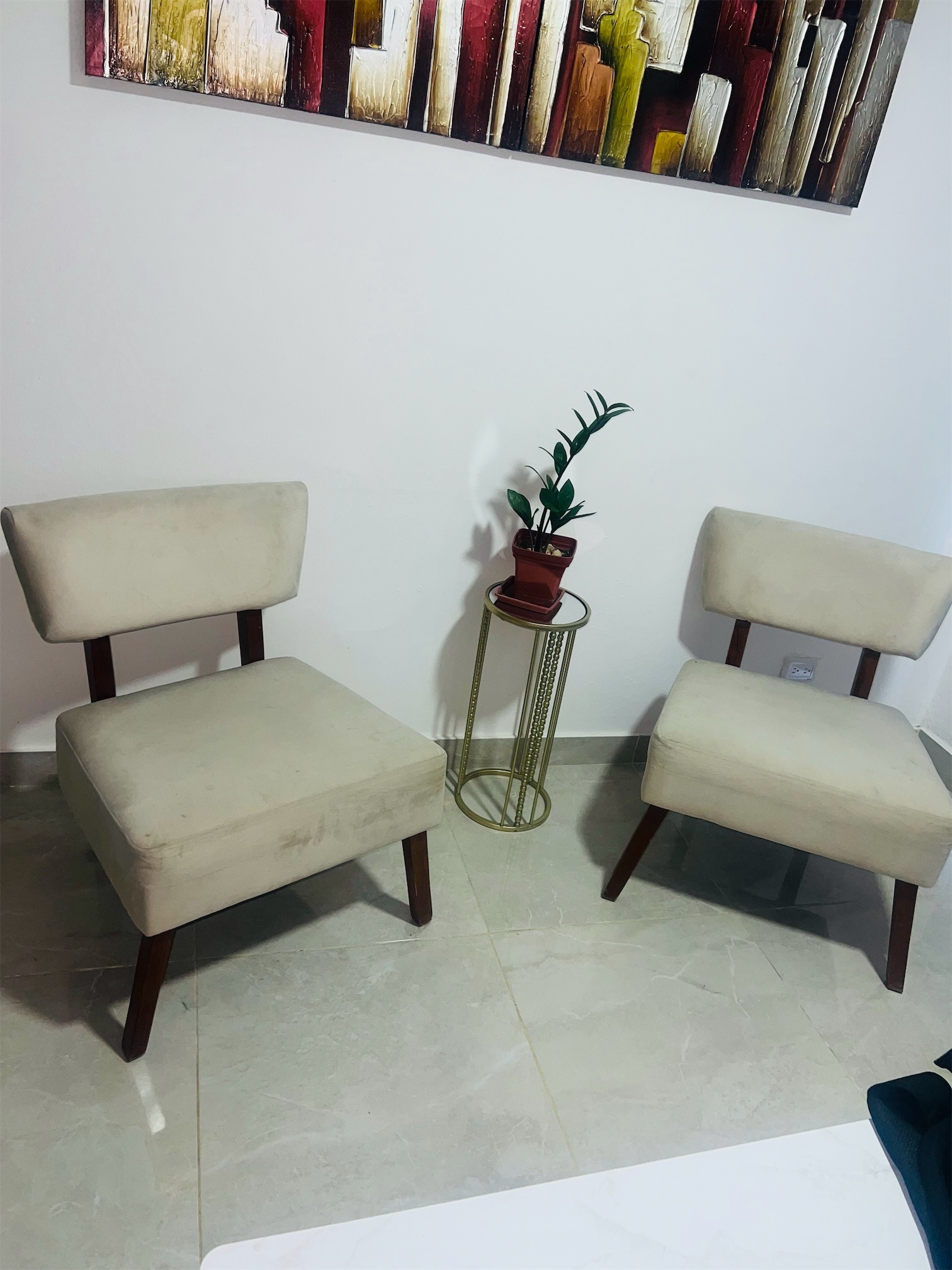 muebles y colchones - Butacas de caoba, ideal para sala de estar, pasillo o recibidor  1