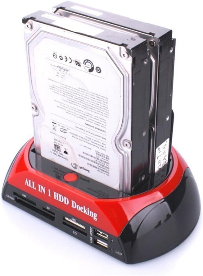 otros electronicos - Todo en 1 acoplamiento de disco duro, SATA multifunción HDD Docking station 4