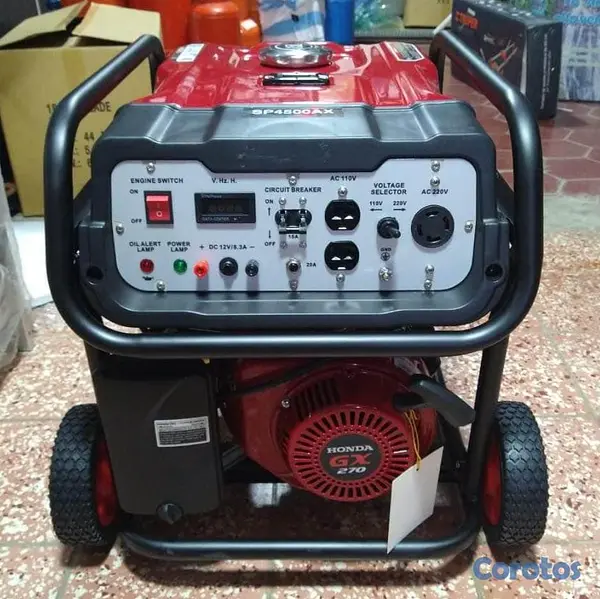 plantas e inversores - Planta eléctrica  honda 4500W gasolina 4 tiempo Nu 1
