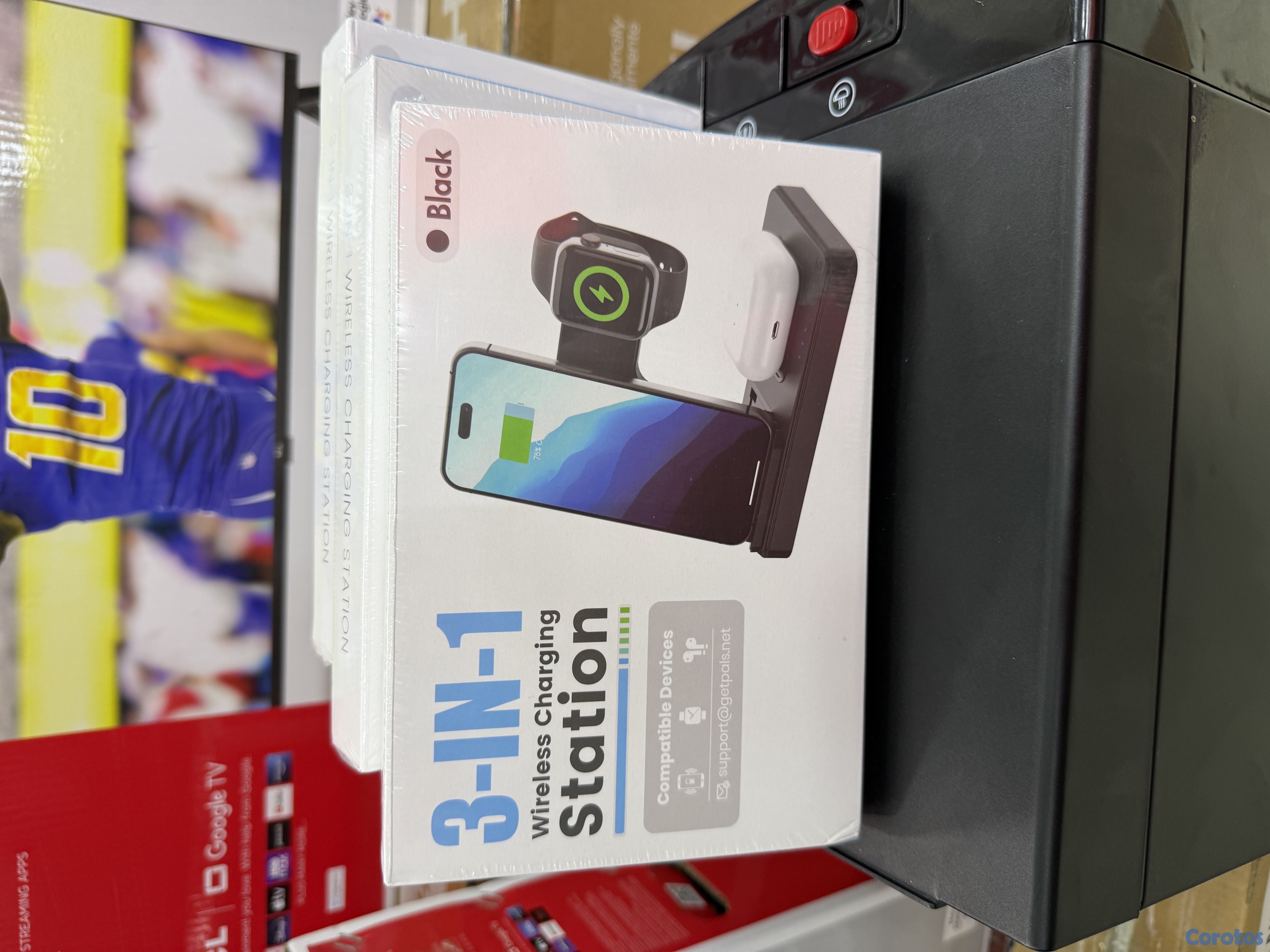 otros electronicos - Estación de Carga 3 en 1 Nuevo