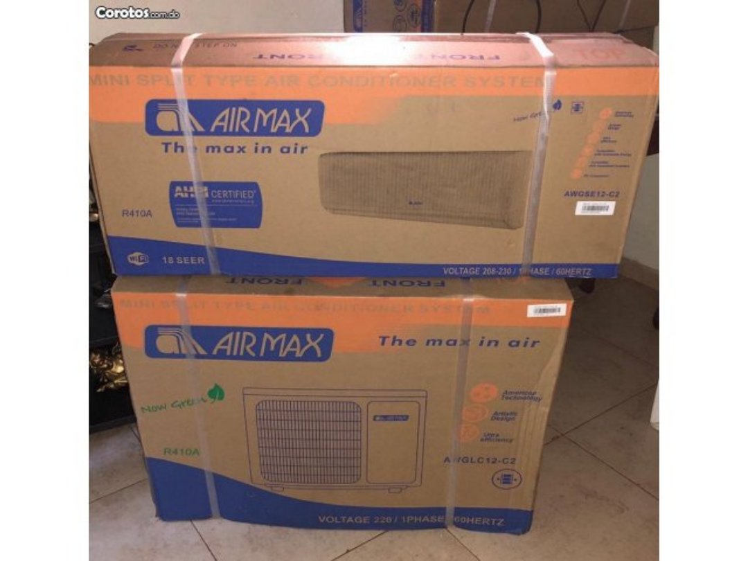 aires acondicionados y abanicos - Aire air max normal 12000  BTU
