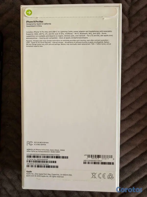 celulares y tabletas - IPhone 14 Pro Max 128GB de oportunidad 2