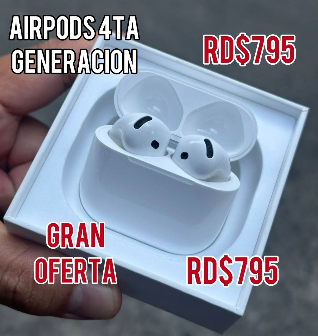 accesorios para electronica - Airpods 4ta Generación  1