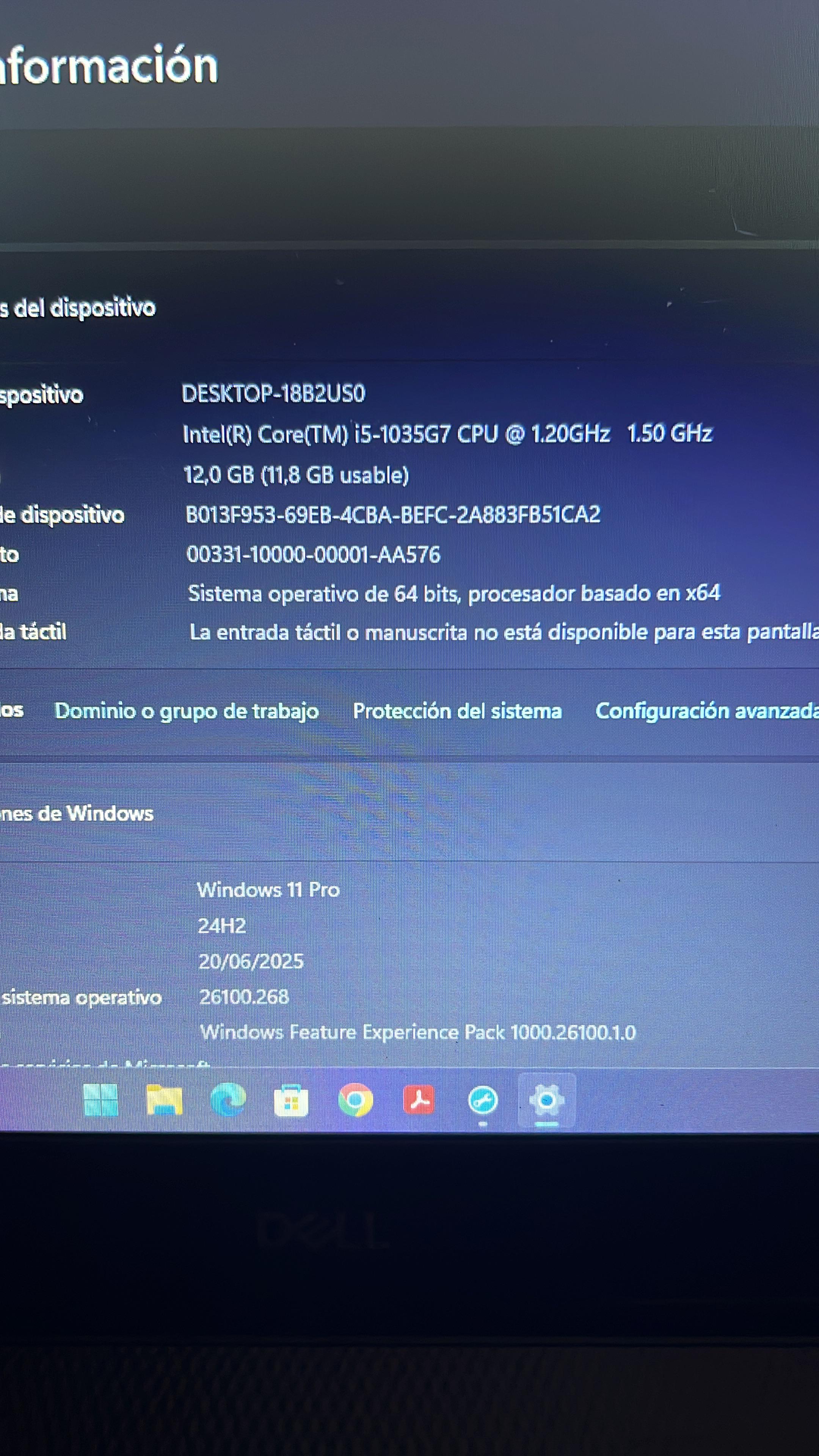 computadoras y laptops - Laptop Dell Inspiron 3493 i5-1035g7 @1.20Ghz 3,0 t 3
