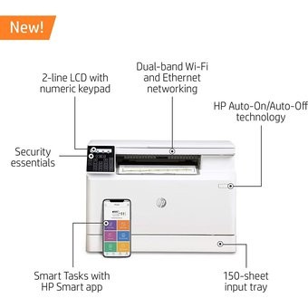 impresoras y scanners - MULTIFUNCIONAL LASER A COLOR HP LASERJET PRO PRINTER,SCANER,COPIA,-WI-FI ,LAN   2