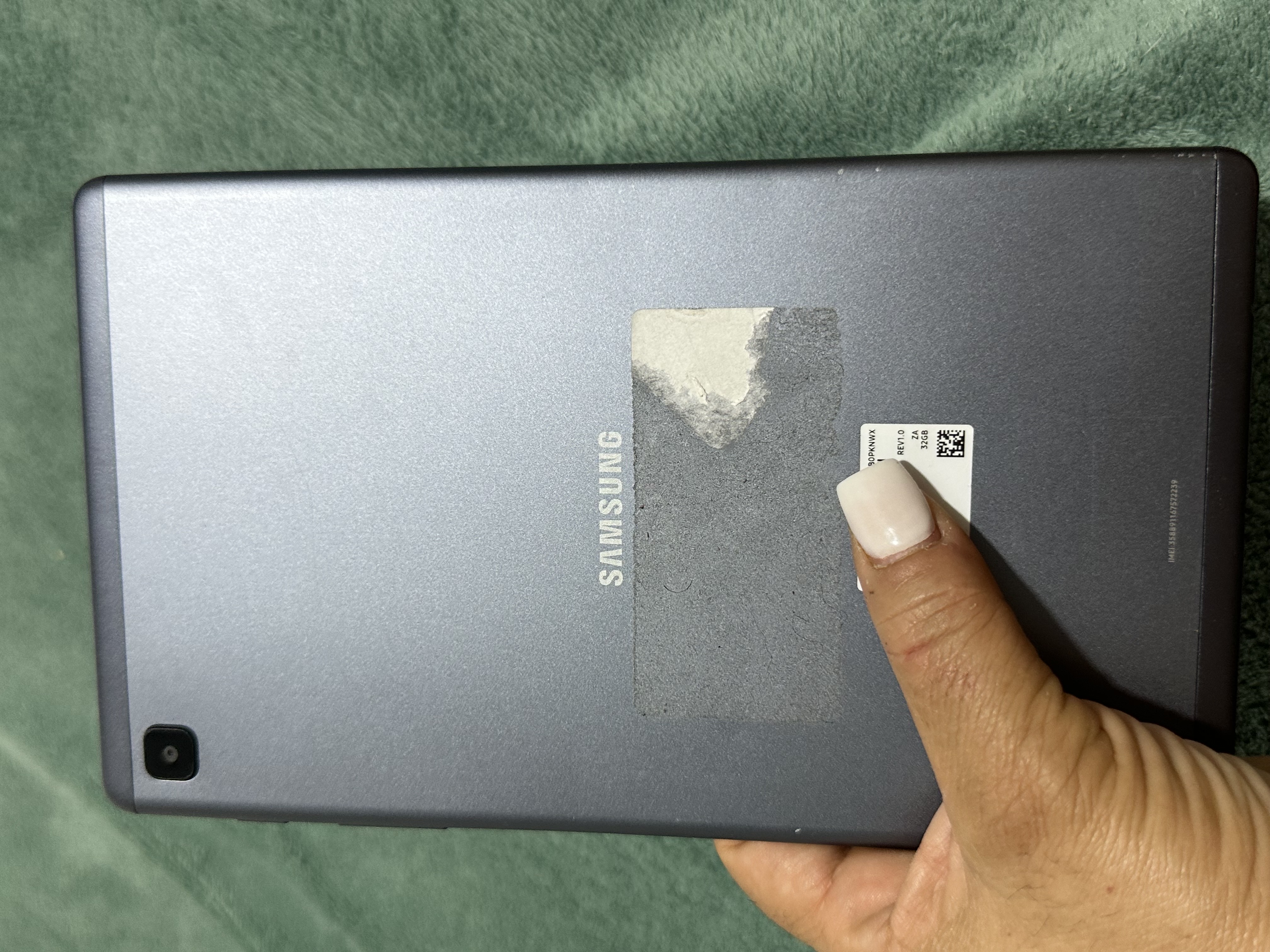 celulares y tabletas - Tablet Samsung A7 lite desbloqueada para toda compañía .  0