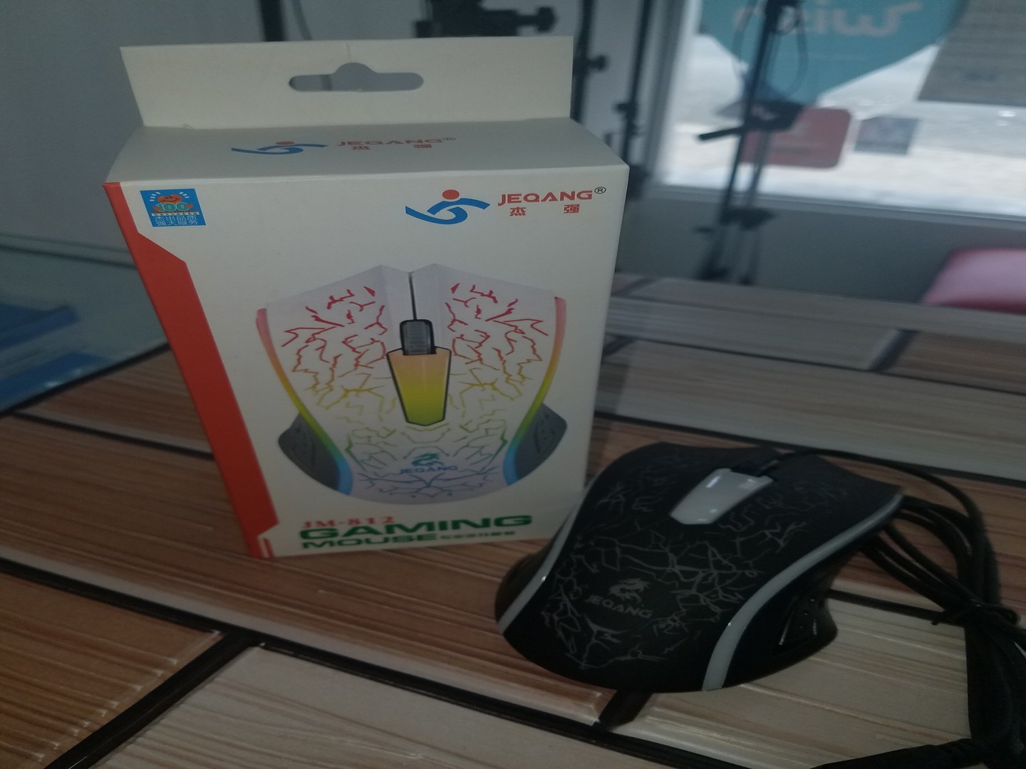 accesorios para electronica - Mouse Gaming JM - 812 RGB USB Luz Led Multicolor 2