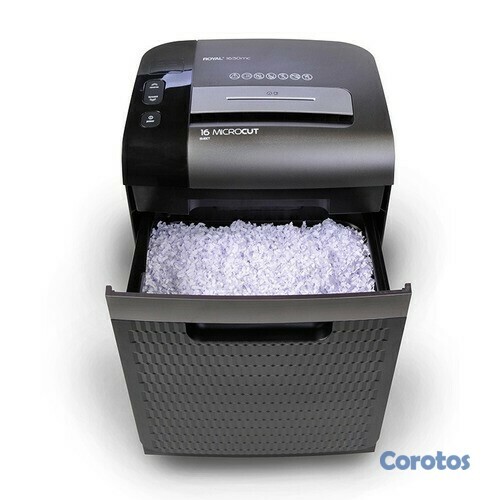 impresoras y scanners - TRITURADORA DE PAPEL ROYAL 1630MC, 16 HOJAS, 30 MINUTOS DE USO CONTINUO 1