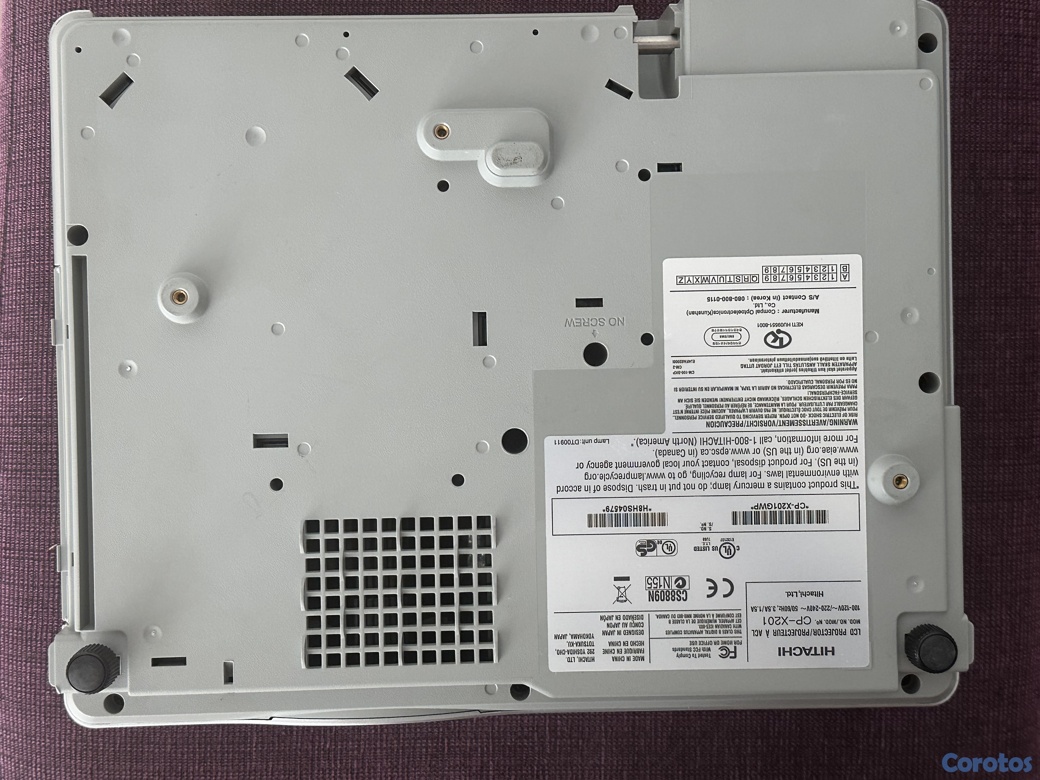 otros electronicos - Proyector Hitachi 2000 lumens 5