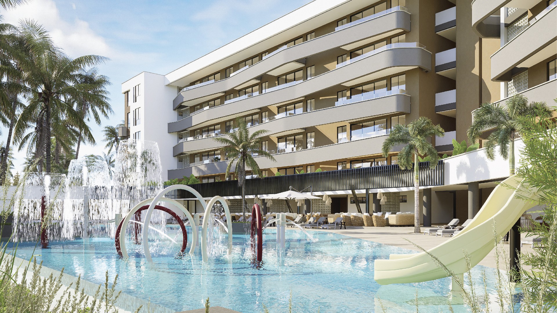 apartamentos - Venta de apartamentos en bávaro Punta cana con Club de Playa y campo de golf. 2