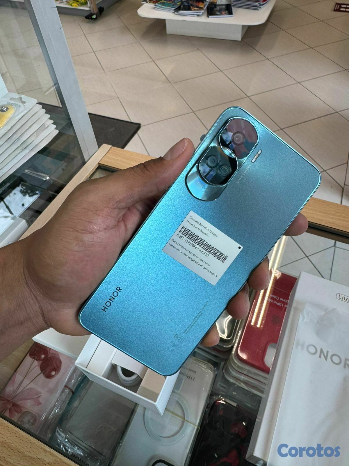 celulares y tabletas - Honor 90 lite azul 256 GB 8GB RAM solo para altice 3