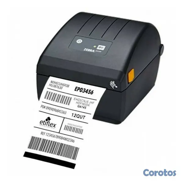 impresoras y scanners - IMPRESORA  ZEBRA DZ220 DE ETIQUETA,LABEL,CODIGO,TRANSFERENCIA TERMICA DIRECTA 2