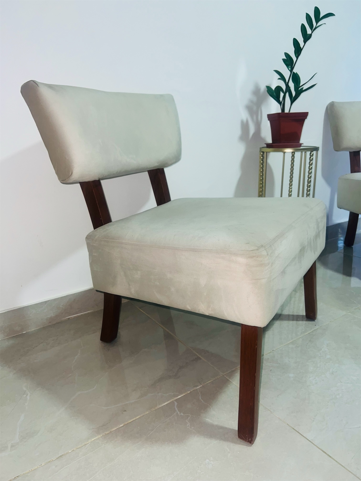 muebles y colchones - Butacas de caoba, ideal para sala de estar, pasillo o recibidor  2