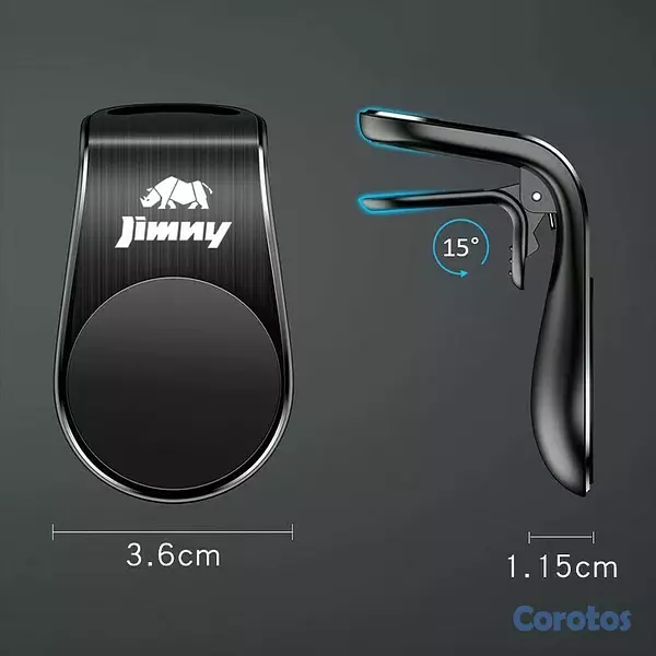 accesorios para electronica - Soporte universal de celular para carro con adhesivo CJ-14 3