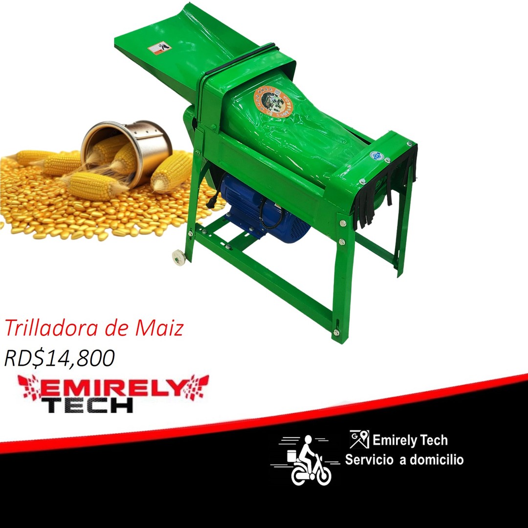 equipos profesionales - Desgranadora trilladora de maiz mazorca seco automatica 
