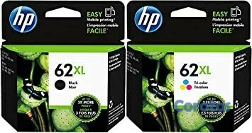impresoras y scanners - CARTUCHO HP 62XL ALTO RENDIMIENTO NEGRO Y DE COLOR TOTALMENTE ORIGINA 2