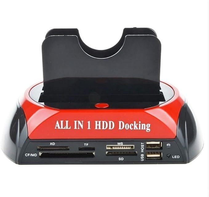 otros electronicos - Todo en 1 acoplamiento de disco duro, SATA multifunción HDD Docking station 5