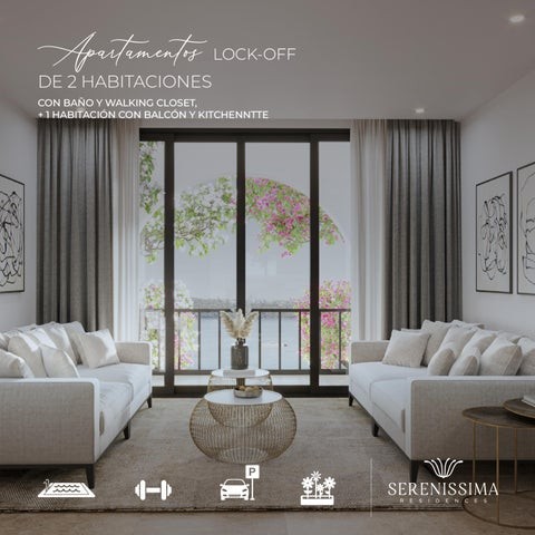 apartamentos - Proyecto en venta Punta Cana #24-866 dos dormitorios, amplias piscinas.
